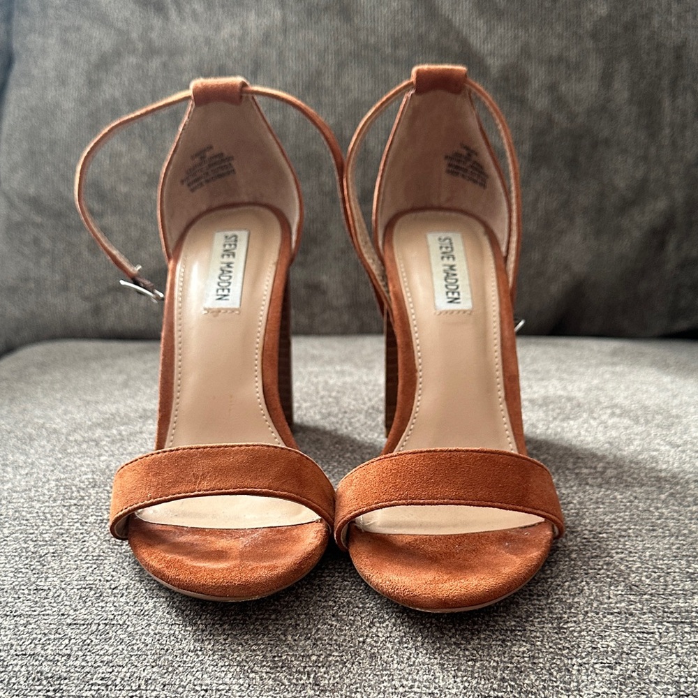 Steve Madden Women's Brown Suede Heels